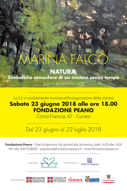 Poster grafica mostra Peano Cuneo